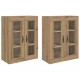Sonata H Стенни шкафове 2 pcs Дъб 69,5 x 34 x 90 см Инженерно дърво