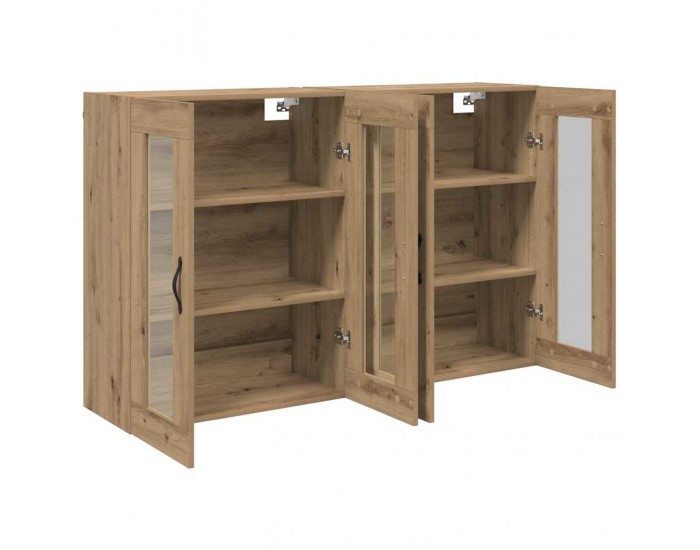 Sonata H Стенни шкафове 2 pcs Дъб 69,5 x 34 x 90 см Инженерно дърво