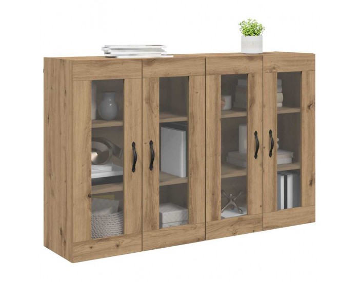 Sonata H Стенни шкафове 2 pcs Дъб 69,5 x 34 x 90 см Инженерно дърво
