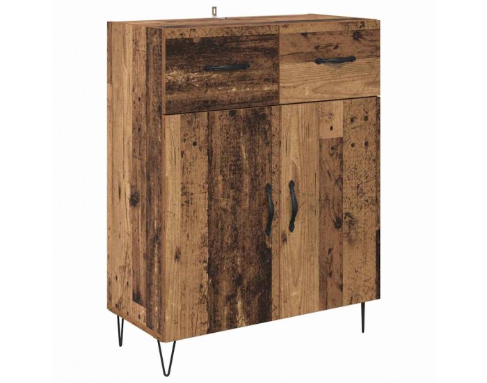 Sonata H Висок шкаф Старо дърво 69,5 x 34 x 180 см Инженерно дърво