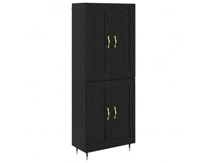 Sonata H Висок шкаф Черния дъб 69,5 x 34 x 180 см Инженерно дърво