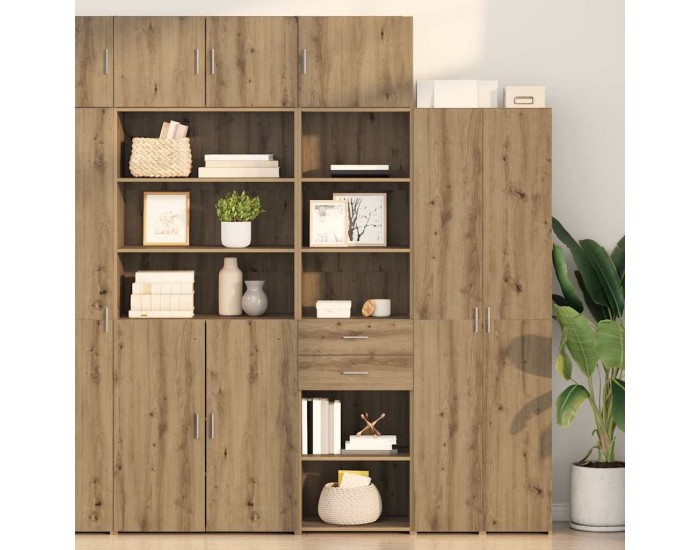 Sonata H Висок шкаф с чекмедже Дъб 50 x 42,5 x 225 см Инженерно дърво