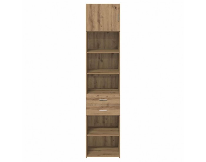 Sonata H Висок шкаф с чекмедже Дъб 50 x 42,5 x 225 см Инженерно дърво