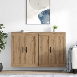Sonata H Стенно монтирани шкафове 2 pcs Дъб 69,5 x 34 x 90 см - Шкафове, Витрини, Модулни секции