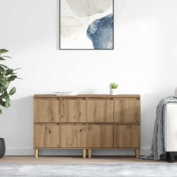 Sonata H Скейдбордове 2 pcs Дъб 60 x 35 x 70 cm Инженерно дърво - Дневна