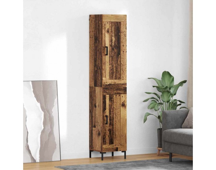 Sonata H Висок шкаф Старо дърво 34,5 x 34 x 180 см Инженерно дърво