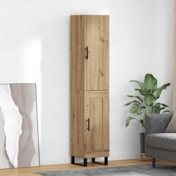 Sonata H Висок шкаф Дъб 34,5 x 34 x 180 см Инженерно дърво - Шкафове, Витрини, Модулни секции