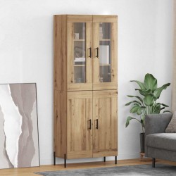 Sonata H Висок шкаф Дъб 69,5 x 34 x 180 см Инженерно дърво - Дневна