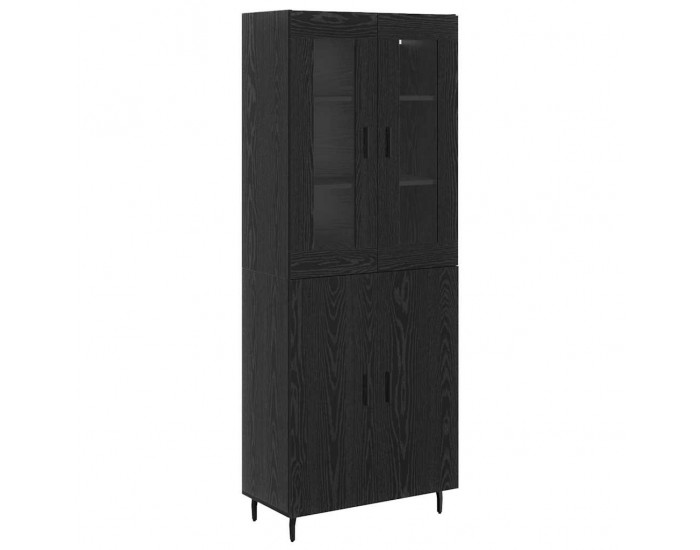 Sonata H Висок шкаф Черния дъб 69,5 x 34 x 180 см Инженерно дърво