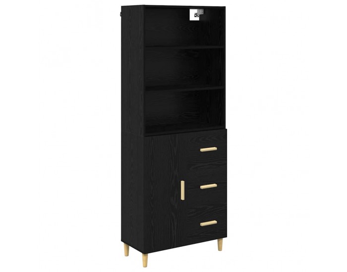 Sonata H Висок шкаф 2 pcs Черния дъб 69,5 x 34 x 180 см Инженерно дърво