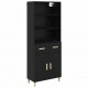 Sonata H Висок шкаф 2 pcs Черния дъб 69,5 x 34 x 180 см Инженерно дърво