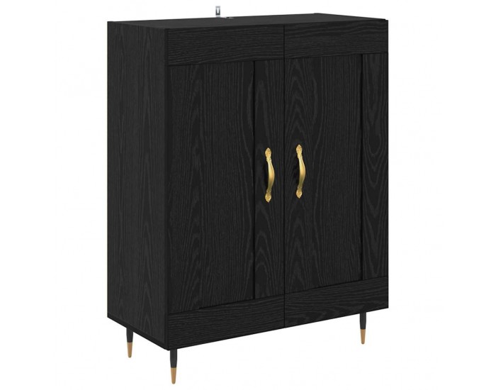 Sonata H Висок шкаф 2 pcs Черен дъб 69,5 x 34 x 180 см Инженерно дърво