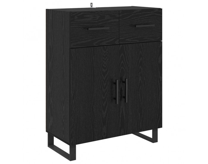Sonata H Служебен шкаф с чекмедже 2 pcs Черния дъб Инженерно дърво
