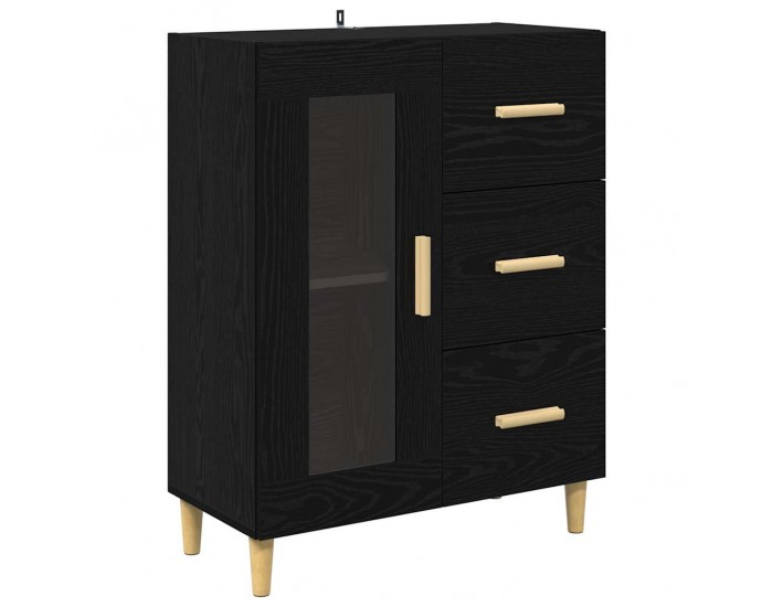 Sonata H Висок шкаф 2 pcs Черния дъб 69,5 x 34 x 180 см Инженерно дърво