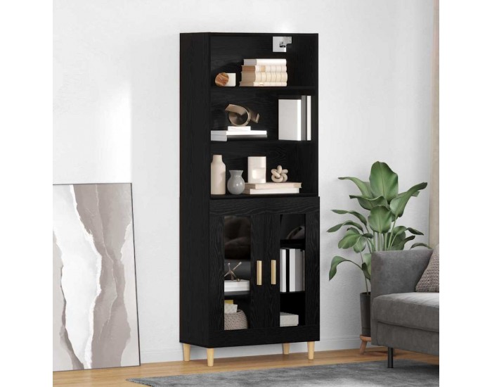 Sonata H Висок шкаф 2 pcs Черния дъб 69,5 x 34 x 180 см Инженерно дърво