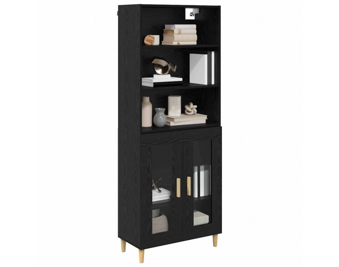 Sonata H Висок шкаф 2 pcs Черния дъб 69,5 x 34 x 180 см Инженерно дърво