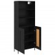 Sonata H Висок шкаф 2 pcs Черен дъб 69,5 x 34 x 180 см Инженерно дърво