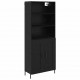 Sonata H Висок шкаф 2 pcs Черен дъб 69,5 x 34 x 180 см Инженерно дърво