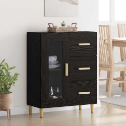 Sonata H Служебен шкаф Черния дъб 69,5 x 34 x 90 см Инженерно дърво - Дневна