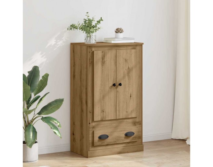 Sonata H Висок шкаф с чекмедже Дъб 60 x 35,5 x 103,5 см Инженерно дърво