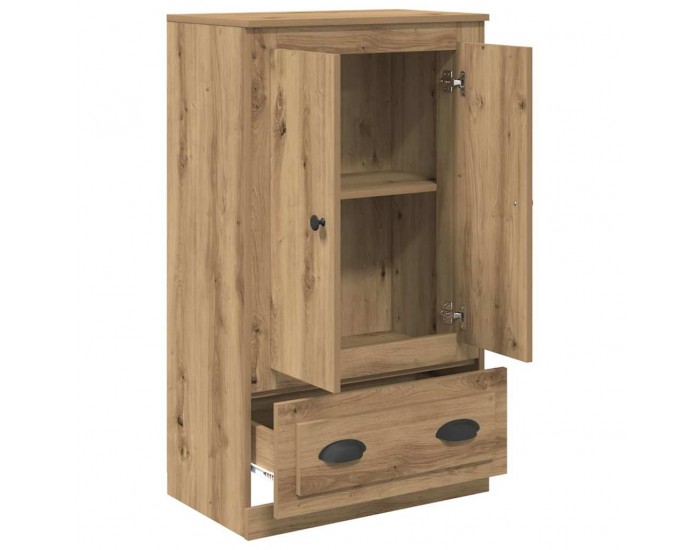 Sonata H Висок шкаф с чекмедже Дъб 60 x 35,5 x 103,5 см Инженерно дърво