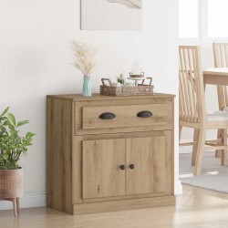 Sonata H Висок шкаф с чекмедже Дъб 70 x 35,5 x 67,5 см Инженерно дърво - Шкафове, Витрини, Модулни секции