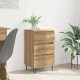 Sonata H Служебен шкаф Дъб 40 x 35 x 70 см Инженерна дървесина и желязо