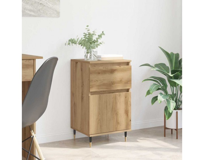 Sonata H Служебен шкаф Дъб 40 x 35 x 70 см Инженерна дървесина и желязо