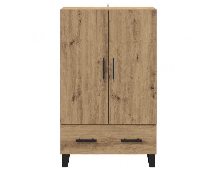 Sonata H Висок шкаф с чекмедже Дъб 69,5 x 30 x 115 см Инженерно дърво