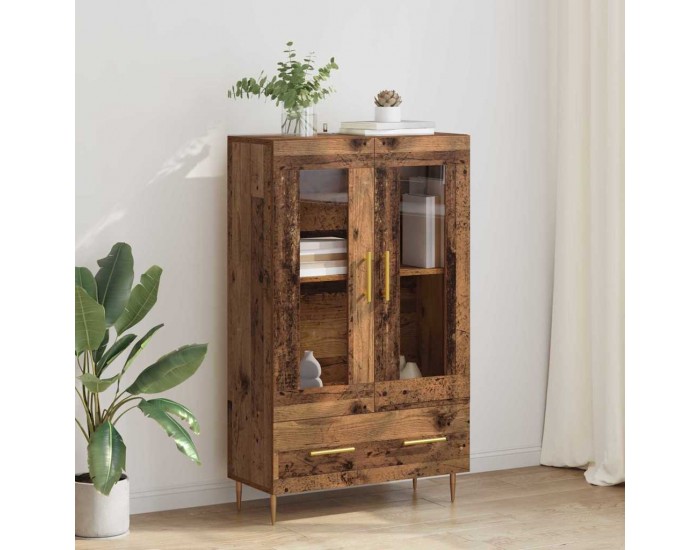 Sonata H Висок шкаф с чекмедже Старо дърво 69,5 x 31 x 115 см