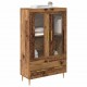 Sonata H Висок шкаф с чекмедже Старо дърво 69,5 x 31 x 115 см