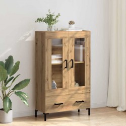 Sonata H Висок шкаф с чекмедже Дъб 69,5 x 31 x 115 см Инженерно дърво - Шкафове, Витрини, Модулни секции