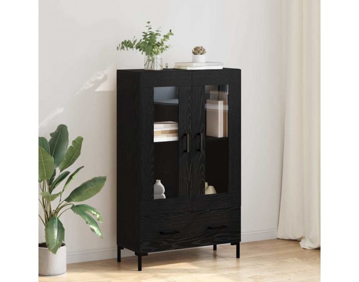 Sonata H Висок шкаф Черния дъб 69,5 x 31 x 115 см Инженерно дърво