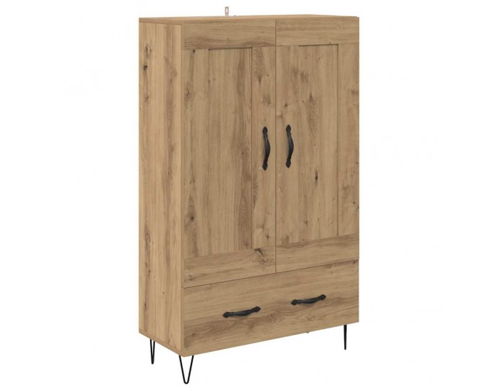 Sonata H Висок шкаф с чекмедже Дъб 69,5 x 31 x 115 см Инженерно дърво