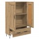 Sonata H Висок шкаф с чекмедже Дъб 69,5 x 31 x 115 см Инженерно дърво