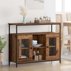 Sonata H Служебен шкаф Старо дърво 100 x 35 x 80 см Инженерно дърво - Дневна