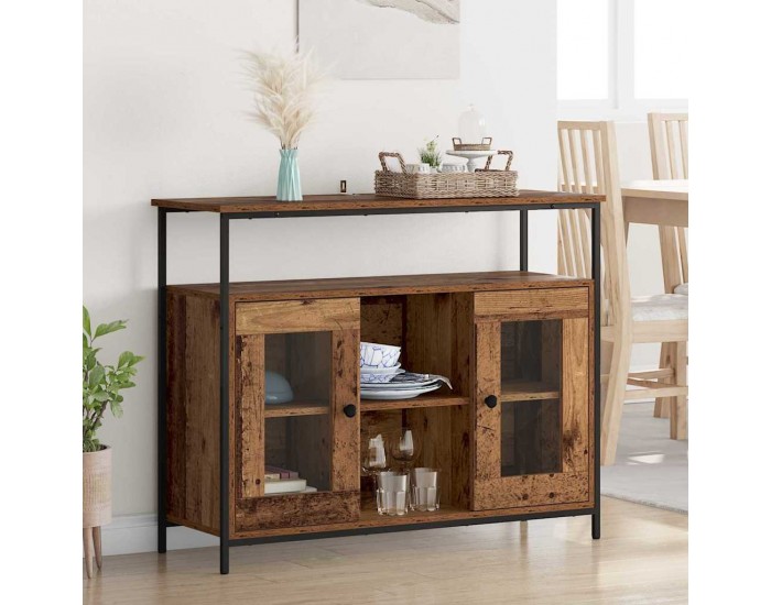 Sonata H Служебен шкаф Старо дърво 100 x 35 x 80 см Инженерно дърво