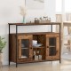 Sonata H Служебен шкаф Старо дърво 100 x 35 x 80 см Инженерно дърво