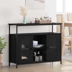 Sonata H Служебен шкаф Черния дъб 100 x 35 x 80 см Инженерно дърво - Дневна