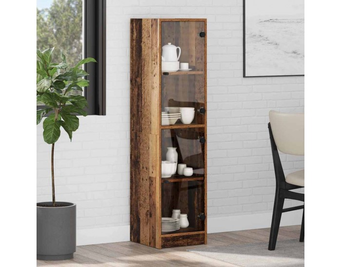 Sonata H Висок шкаф Старо дърво 35 x 37 x 142 см Инженерно дърво