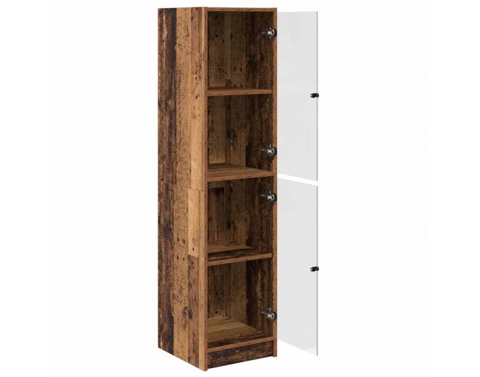 Sonata H Висок шкаф Старо дърво 35 x 37 x 142 см Инженерно дърво