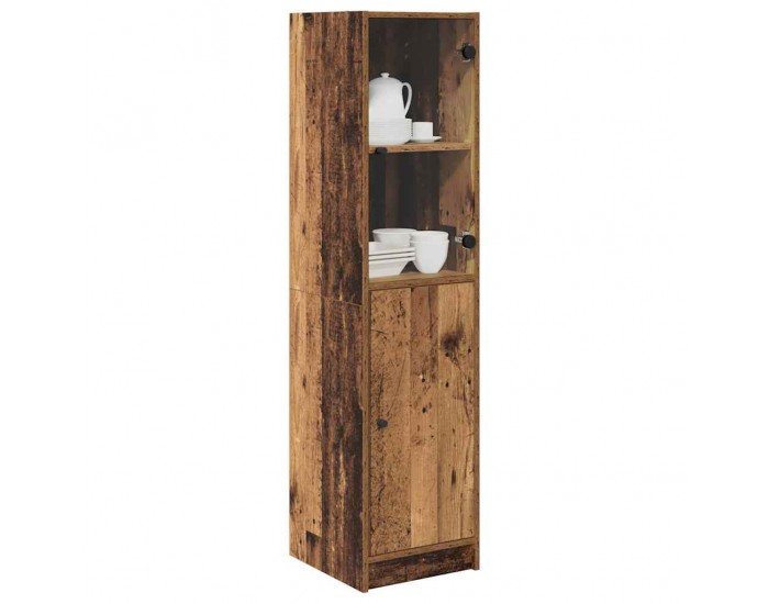 Sonata H Висок шкаф Старо дърво 35 x 37 x 142 см Инженерно дърво