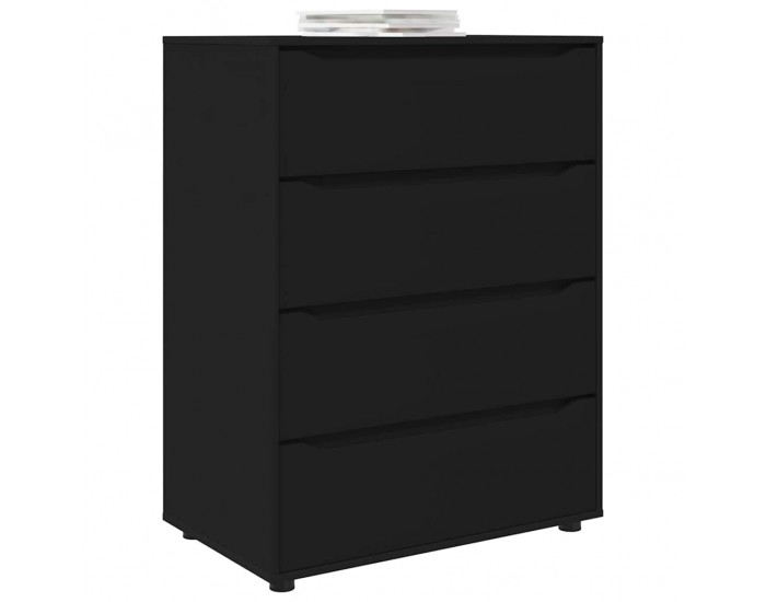 Sonata H Шкафове за съхранение 2 pcs Черно 80 x 48 x 105 см