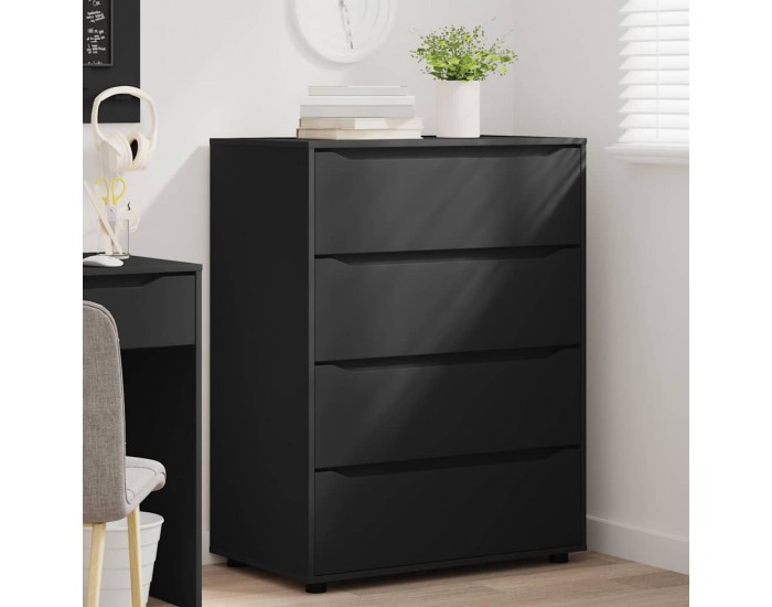 Sonata H Шкафове за съхранение 2 pcs Черно 80 x 48 x 105 см