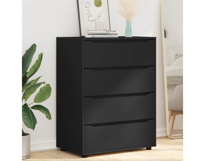 Sonata H Шкафове за съхранение 2 pcs Черно 80 x 48 x 105 см