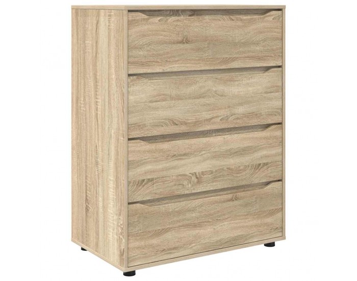 Sonata H Шкафове за съхранение 2 pcs Сонома дъб 80 x 48 x 105 см