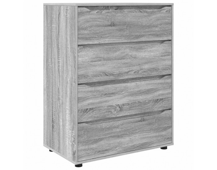 Sonata H Шкафове за съхранение 2 pcs Сив Сонома 80 x 48 x 105 см