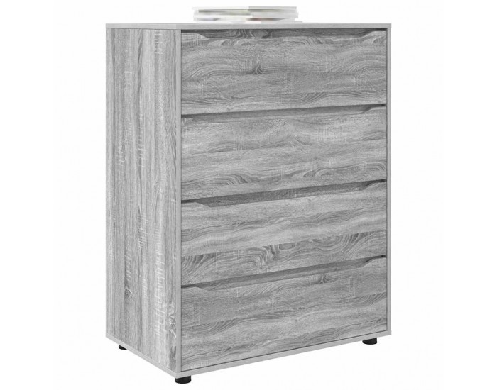 Sonata H Шкафове за съхранение 2 pcs Сив Сонома 80 x 48 x 105 см