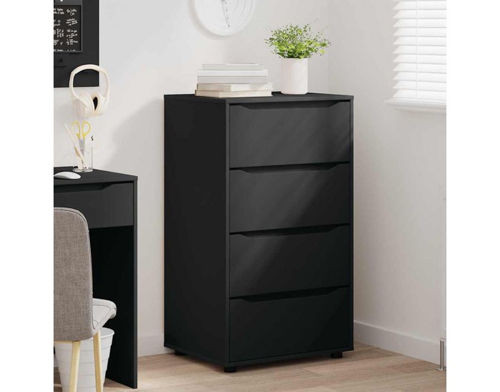 Sonata H Шкафове за съхранение 2 pcs Черно 60 x 48 x 105 см