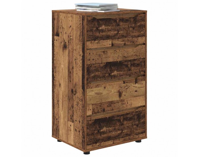 Sonata H Шкафове за съхранение 2 pcs Старо дърво 60 x 48 x 105 см